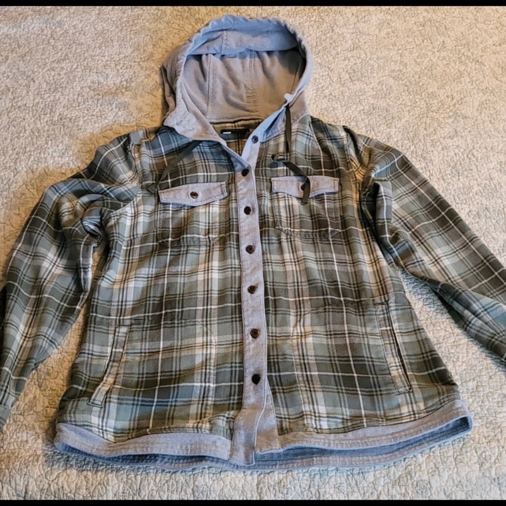Marmot flannel hoodie